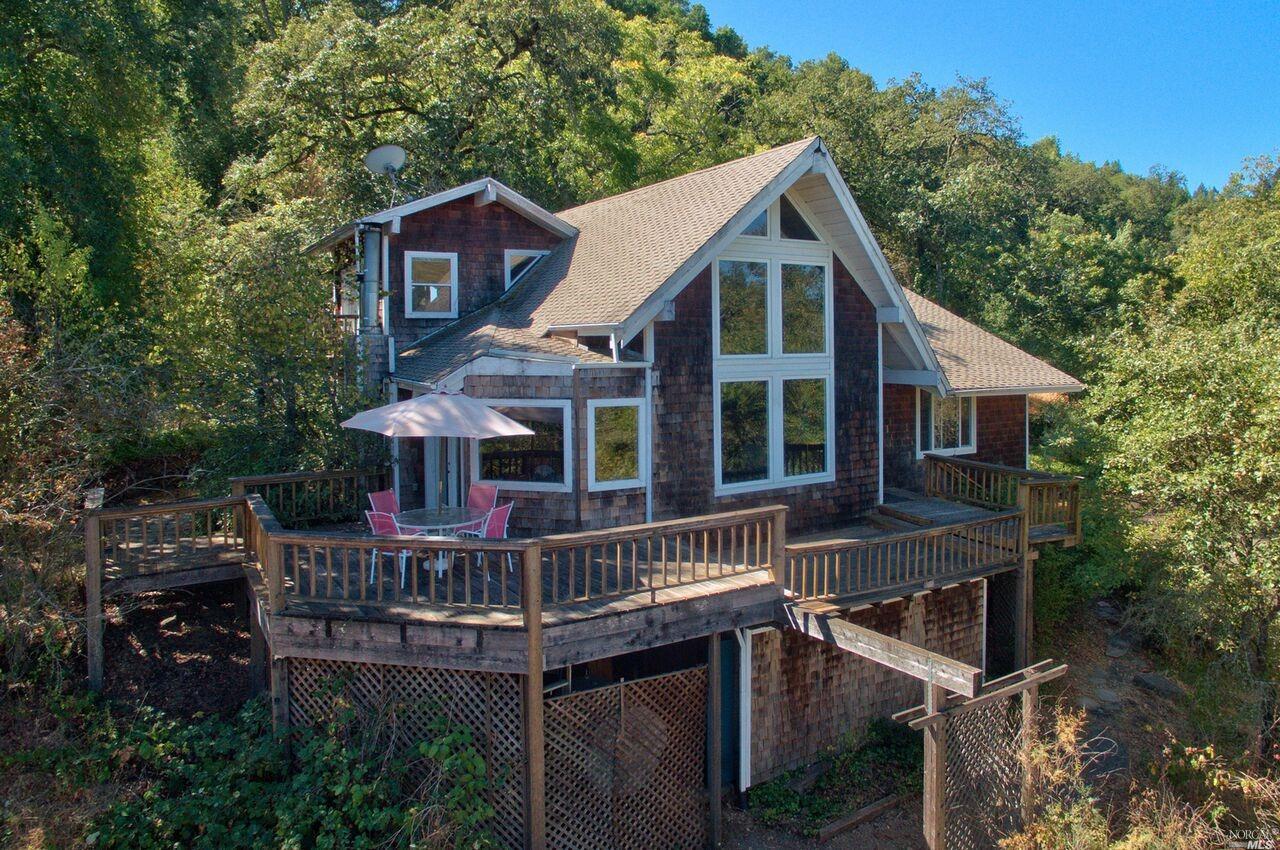 1040 Felta Road Healdsburg, CA 95448 - Photo 1 of 1 a view of house with roof deck and entertaining space