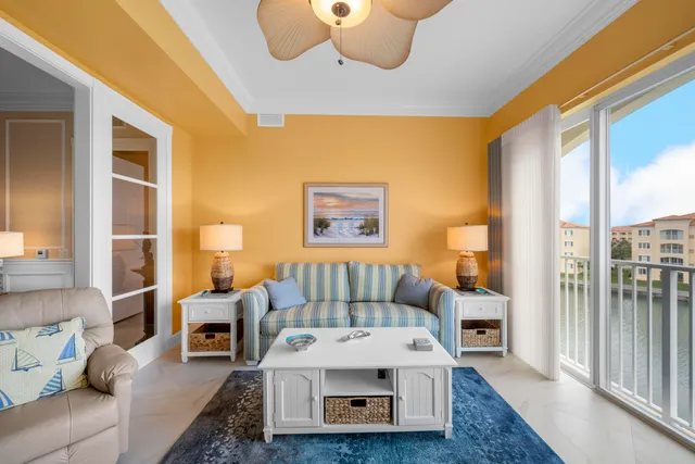 a view of a living room and a window