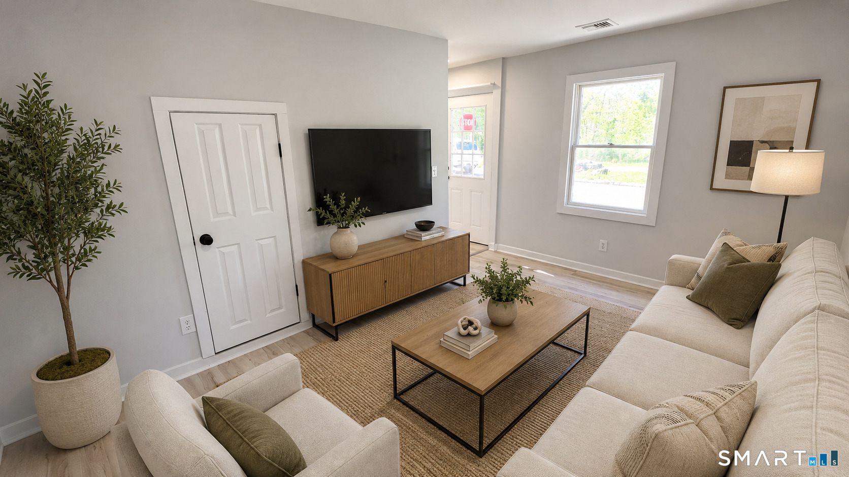 2 Maria Hotchkiss Road Prospect, CT 06712 - Photo 5 of 17 a living room with furniture and a flat screen tv