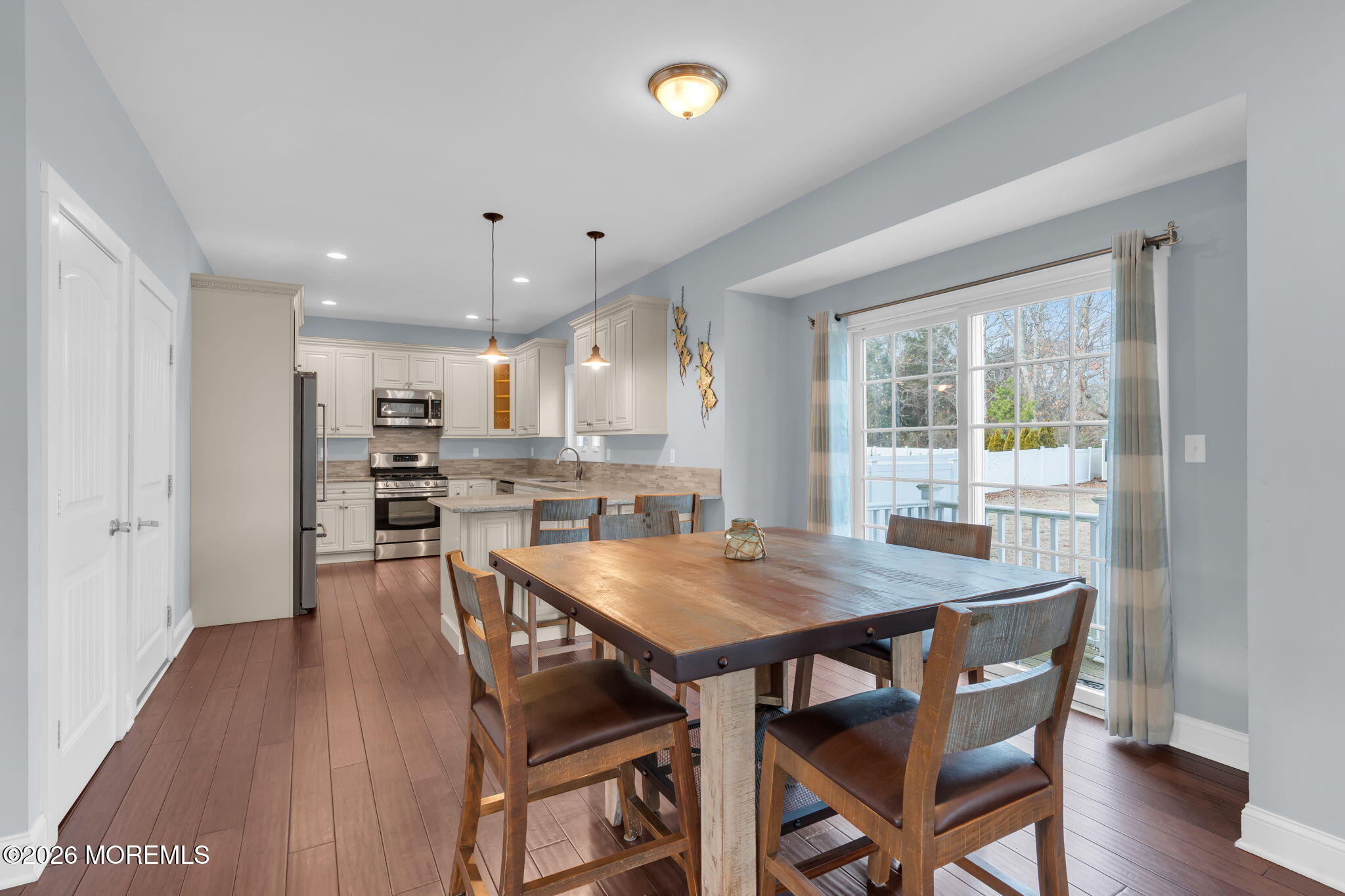 4 Conor Court Bayville, NJ 08721 - Photo 31 of 45 a view of a dining room with furniture and wooden floor