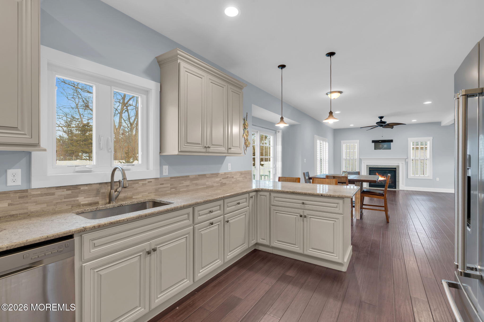 4 Conor Court Bayville, NJ 08721 - Photo 38 of 45 a kitchen with a sink cabinets and wooden floor