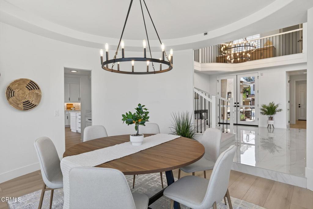 2967 Avenida De Autlan Camarillo, CA 93010 - Photo 13 of 78 a view of a dining room with furniture and chandelier