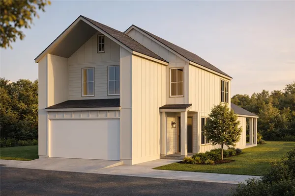 a front view of house with yard