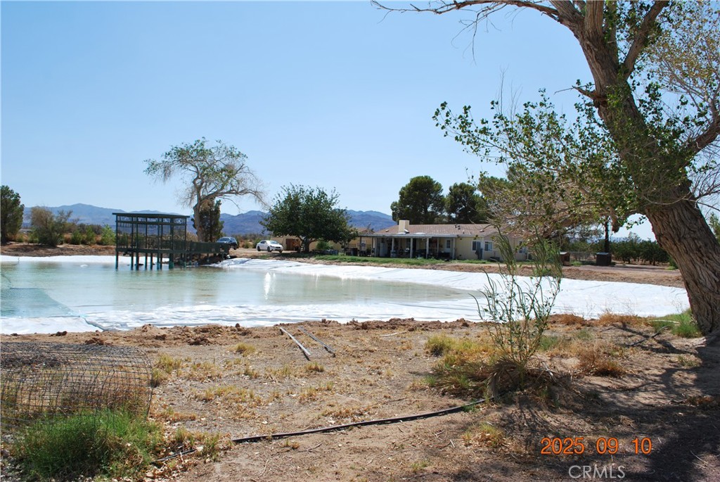 a view of lake view with large trees