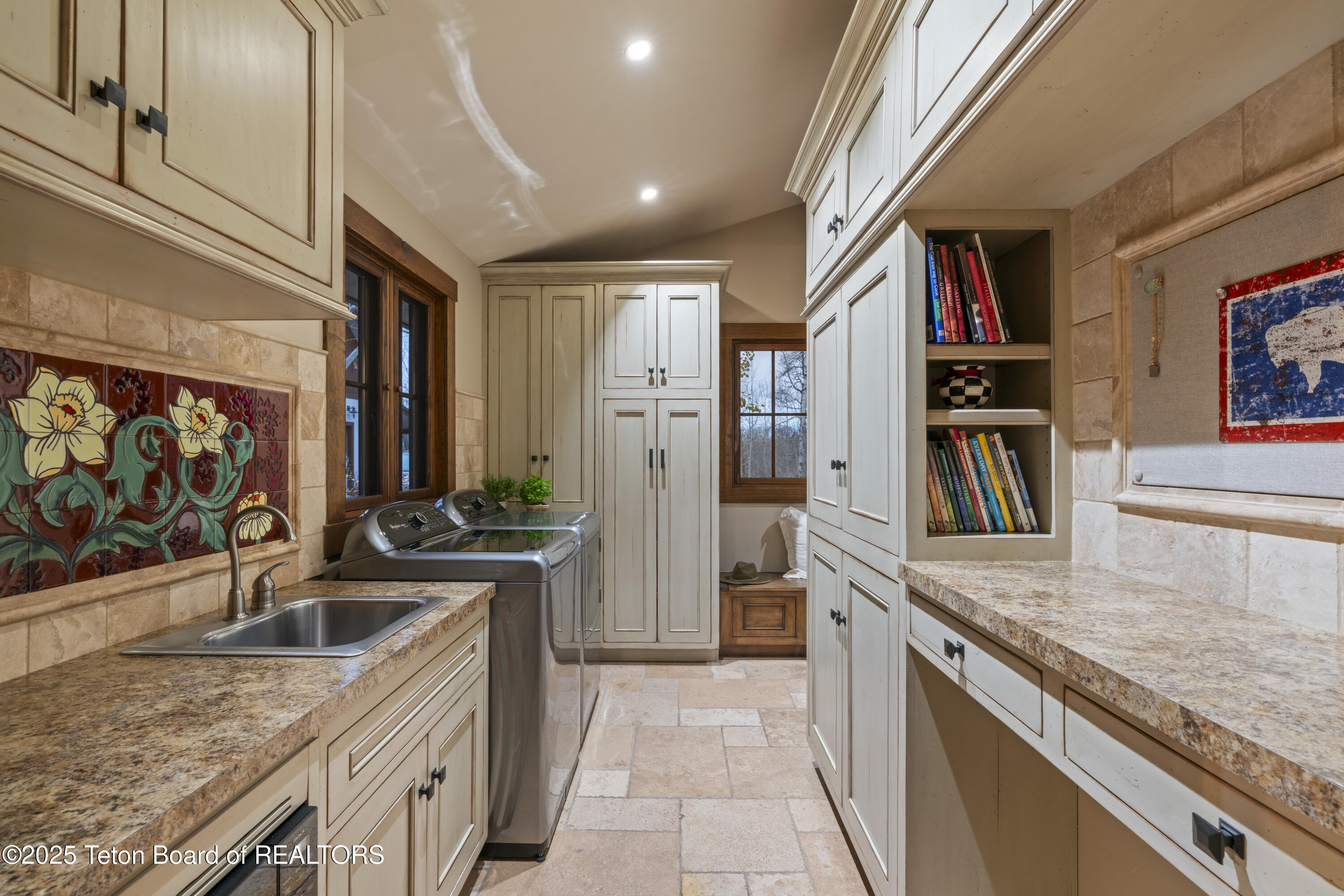2815 Black Sheep Farm Road Alta, WY 83414 - Photo 23 of 55 Butler's Pantry and Laundry