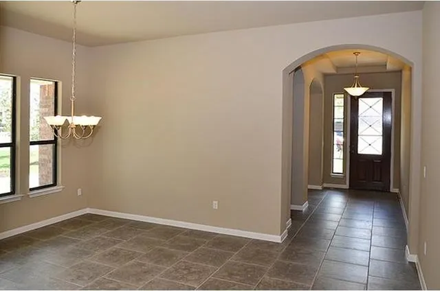 a view of front door with a window