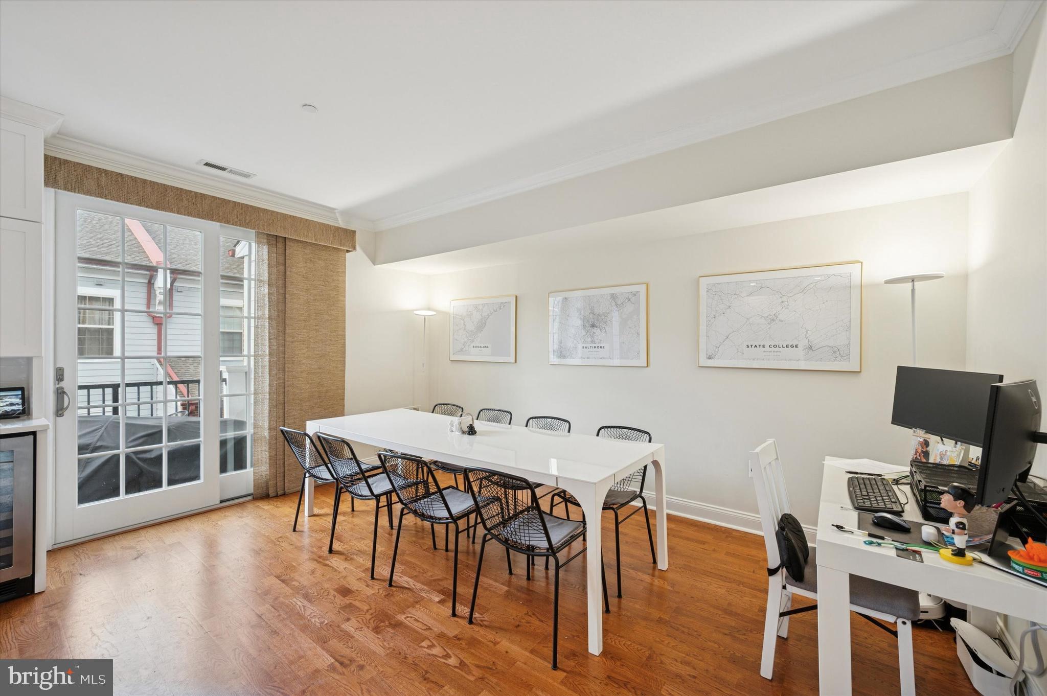 610 Captains Way Philadelphia, PA 19146 - Photo 7 of 25 a view of a dining room with furniture window and wooden floor