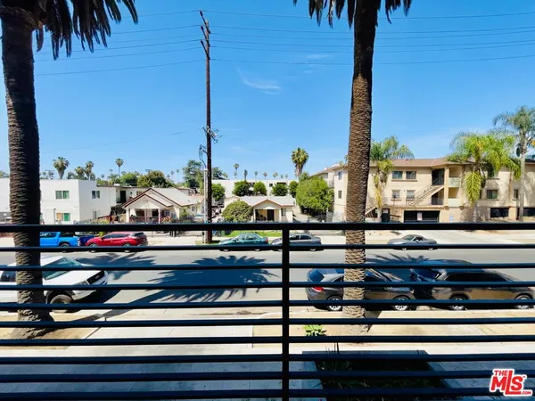 a city view from a balcony