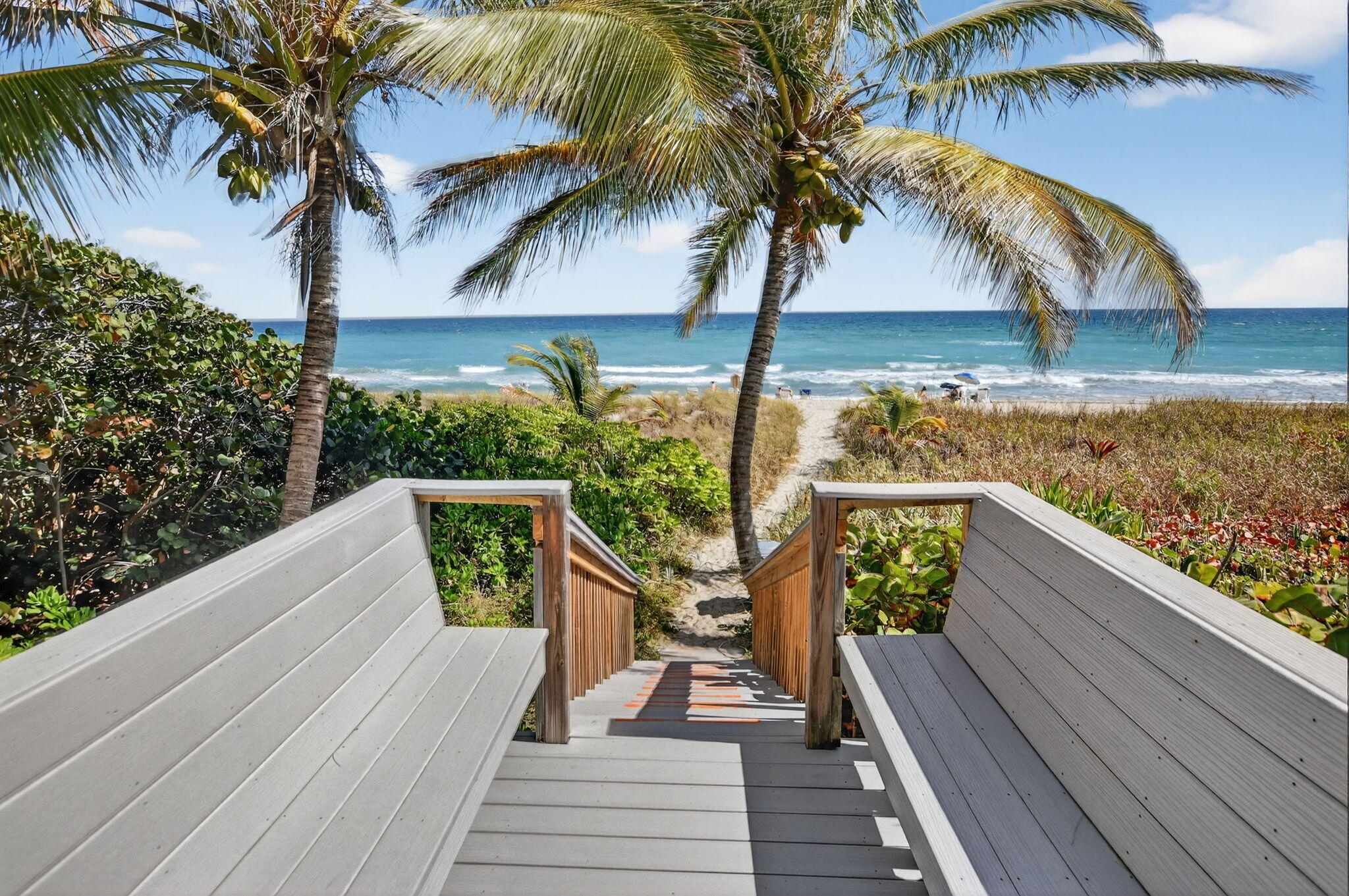 2121 North Ocean Boulevard, Unit 705W Boca Raton, FL 33431 - Photo 29 of 51 Boca Towers Private Beach Entrance