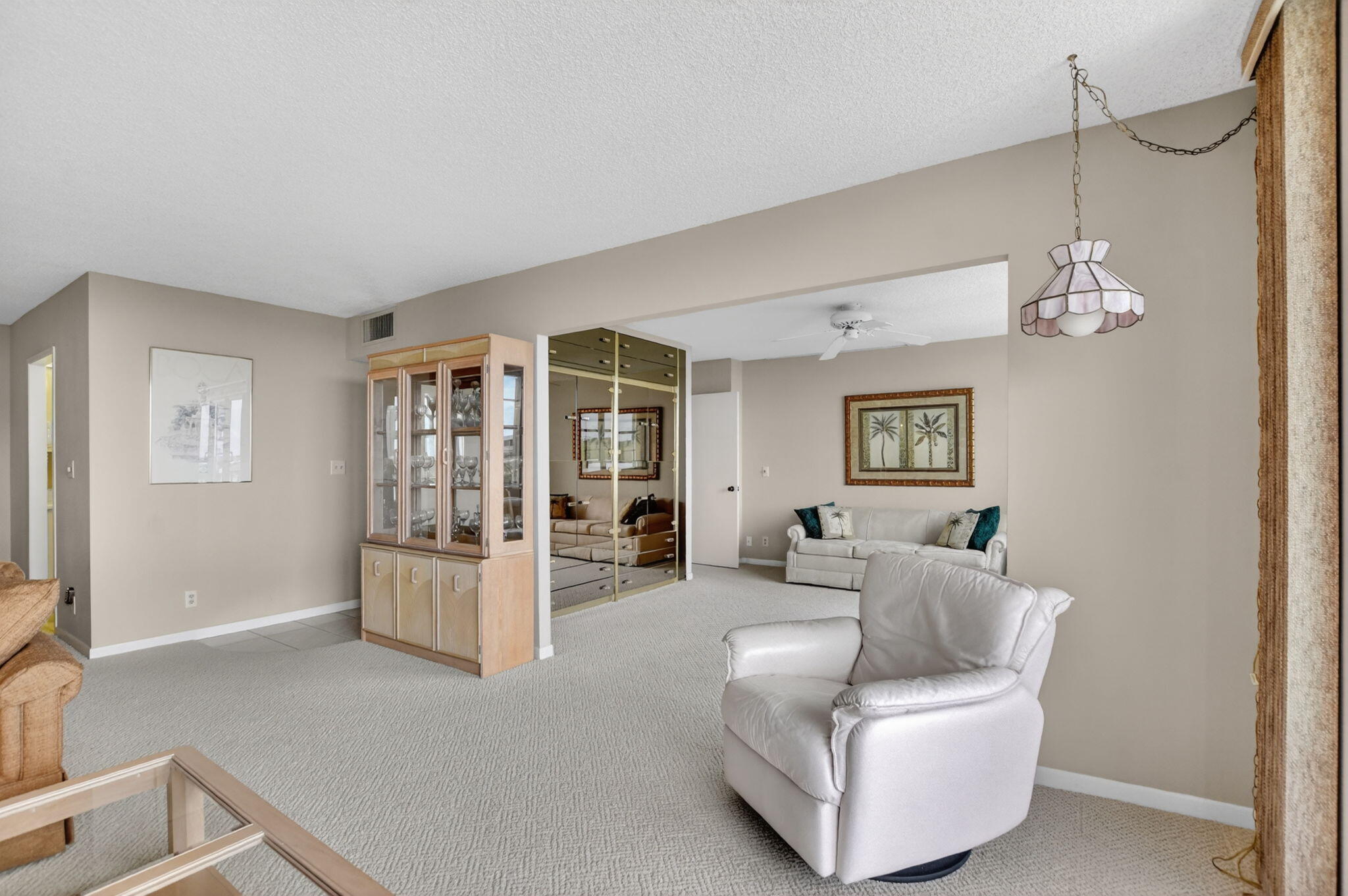 2121 North Ocean Boulevard, Unit 705W Boca Raton, FL 33431 - Photo 10 of 51 Living Area into Second Bedromm