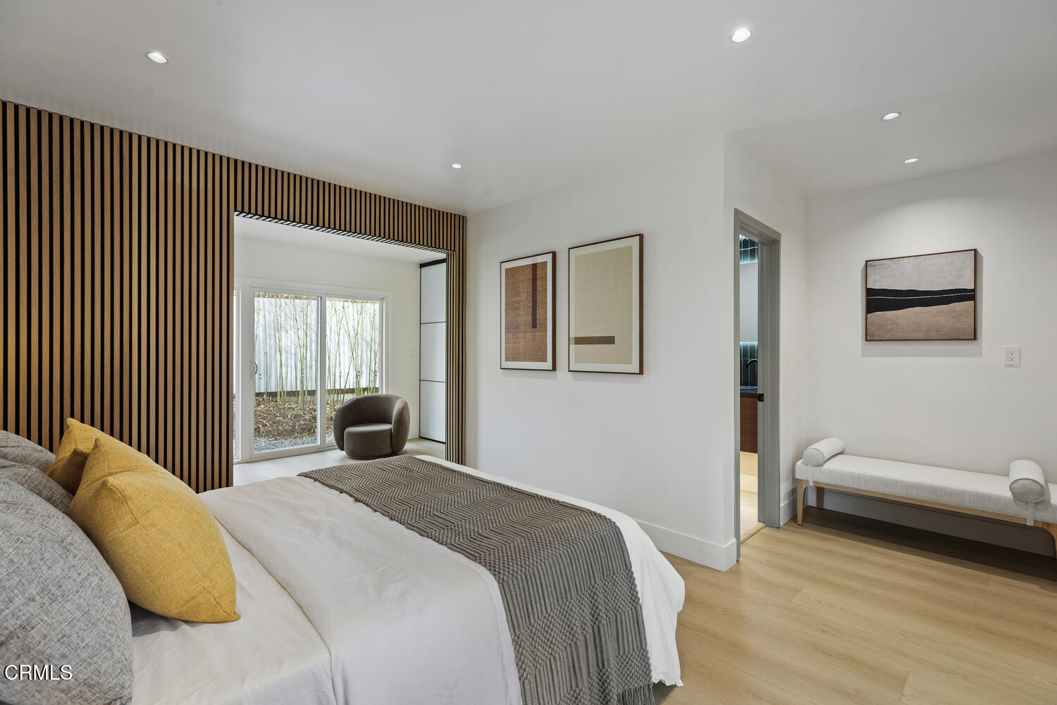 1780 North Altadena Drive Pasadena, CA 91107 - Photo 19 of 34 a bedroom with a bed and a couch