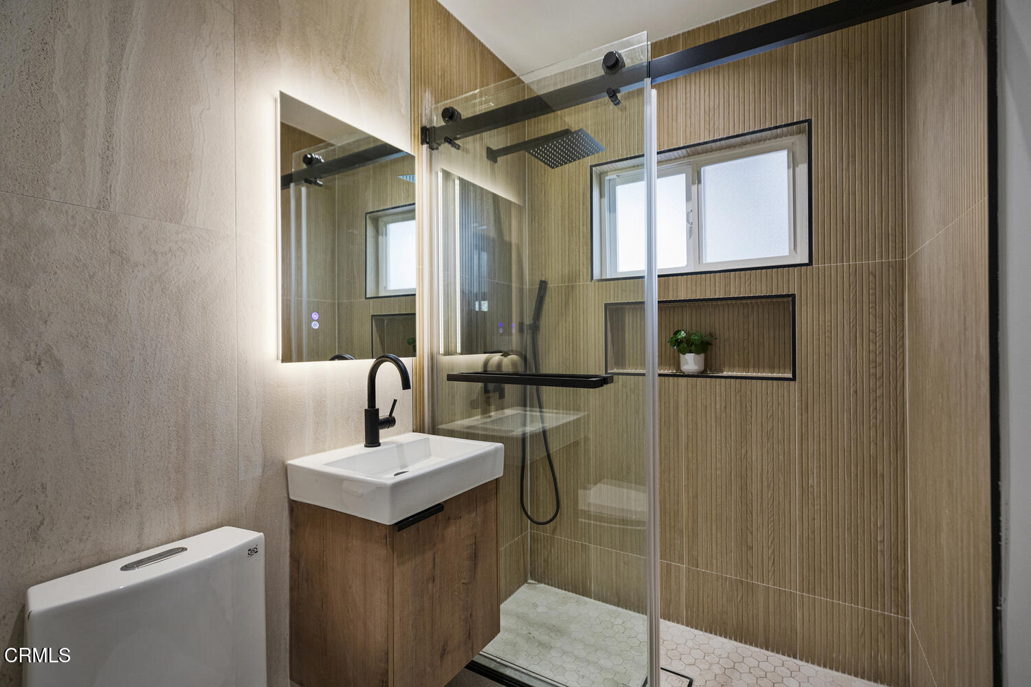 1780 North Altadena Drive Pasadena, CA 91107 - Photo 23 of 34 a bathroom with a sink shower and a mirror