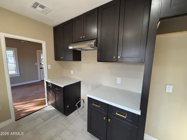 a close view of closet