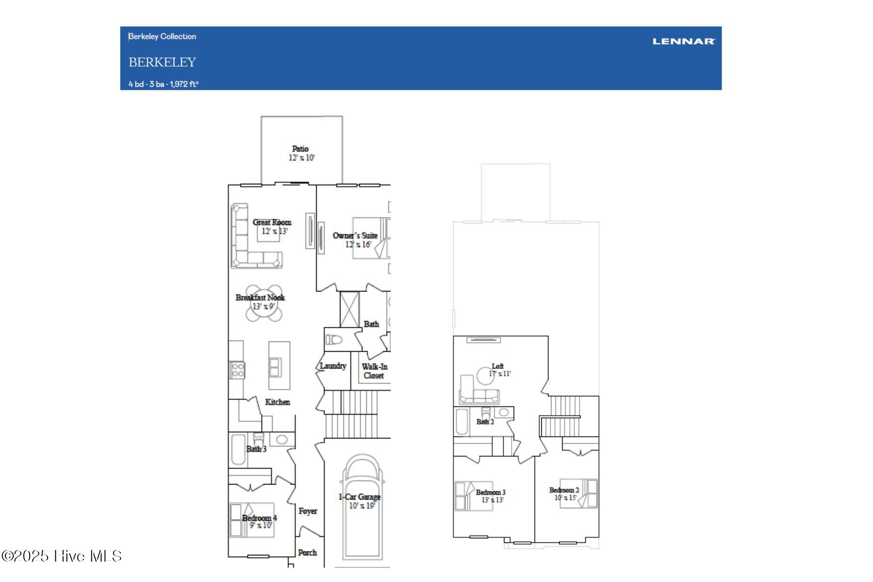 1741 Southwest Hunting Harris Court Ocean Isle Beach, NC 28469 - Photo 10 of 10 Osprey-Isle-Berkeley-Floorplan
