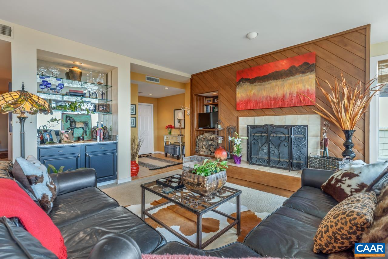 1707 High Ridge Wintergreen, VA 22967 - Photo 11 of 50 a living room with furniture a fireplace and a flat screen tv