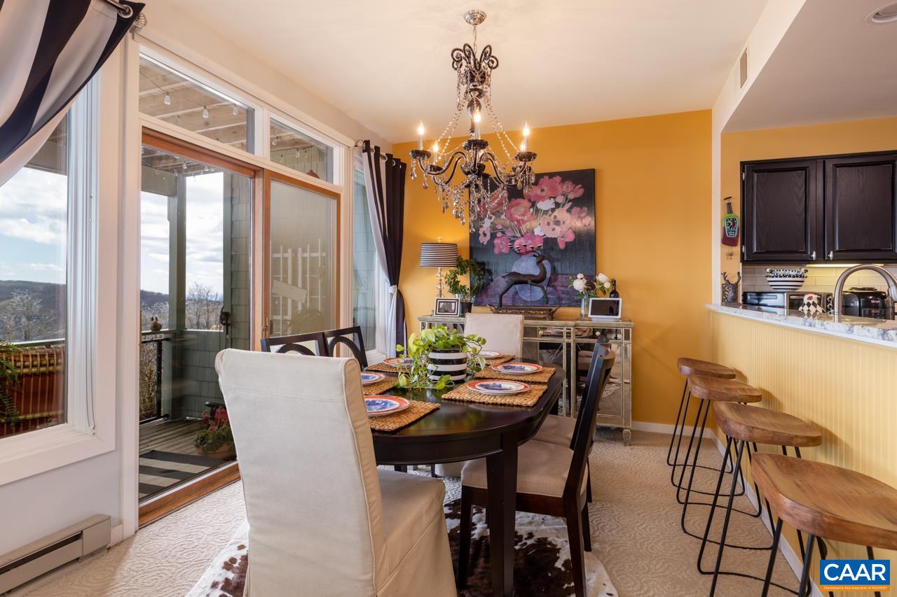 1707 High Ridge Wintergreen, VA 22967 - Photo 20 of 50 a view of a dining room with furniture window and outside view