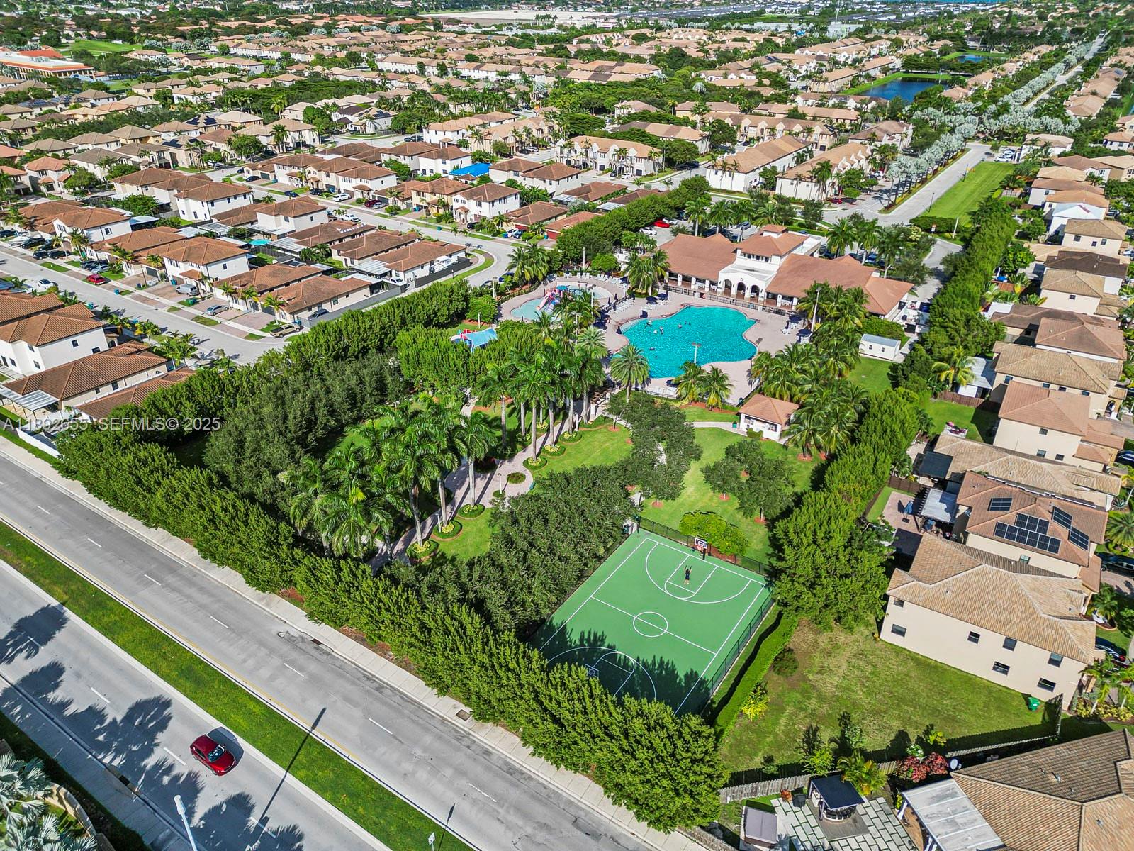11279 Southwest 238th Street Homestead, FL 33032 - Photo 39 of 40 an aerial view of a residential houses with city view
