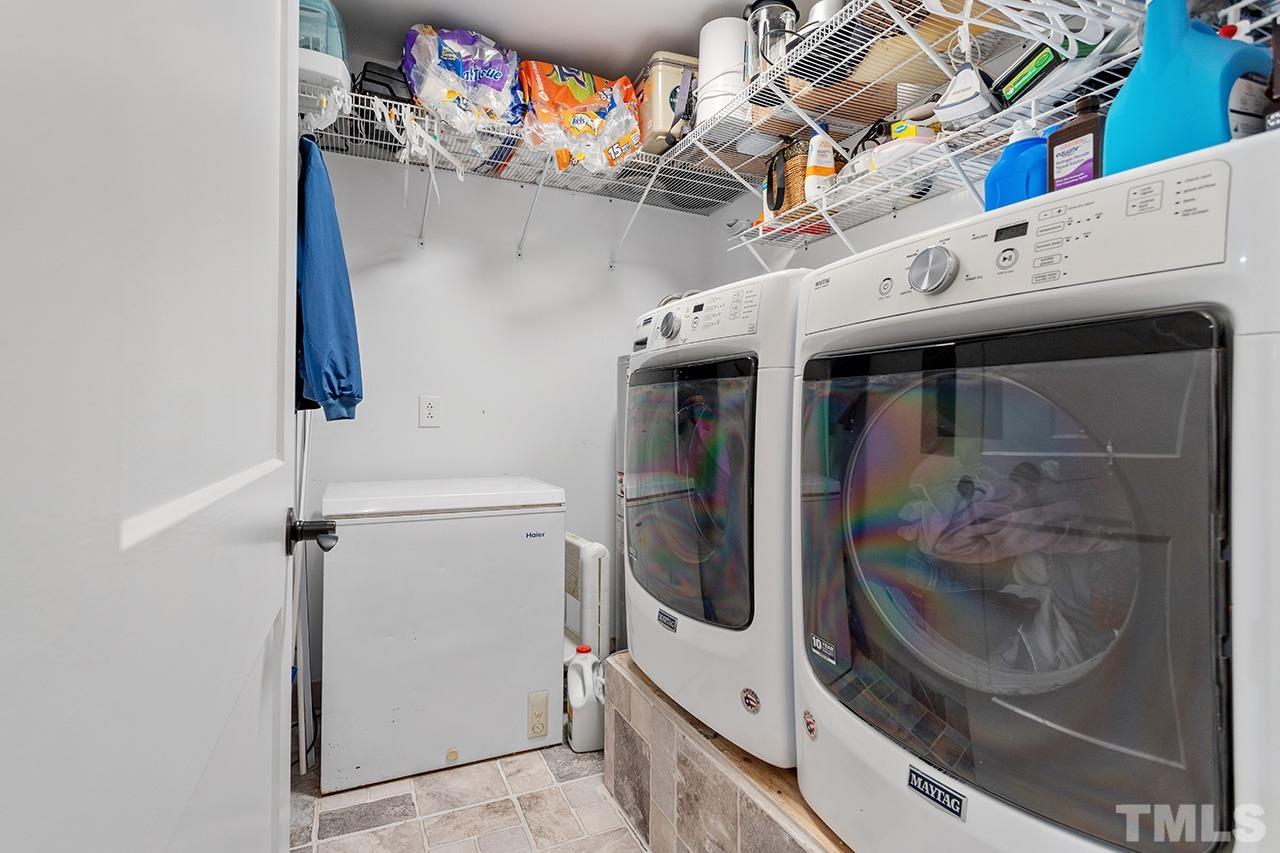 2683 C Rains Crossroads Road Selma, NC 27576 - Photo 22 of 30 a utility room with dryer and washer