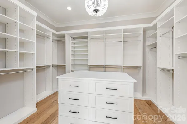 a kitchen with a cabinets and a stove