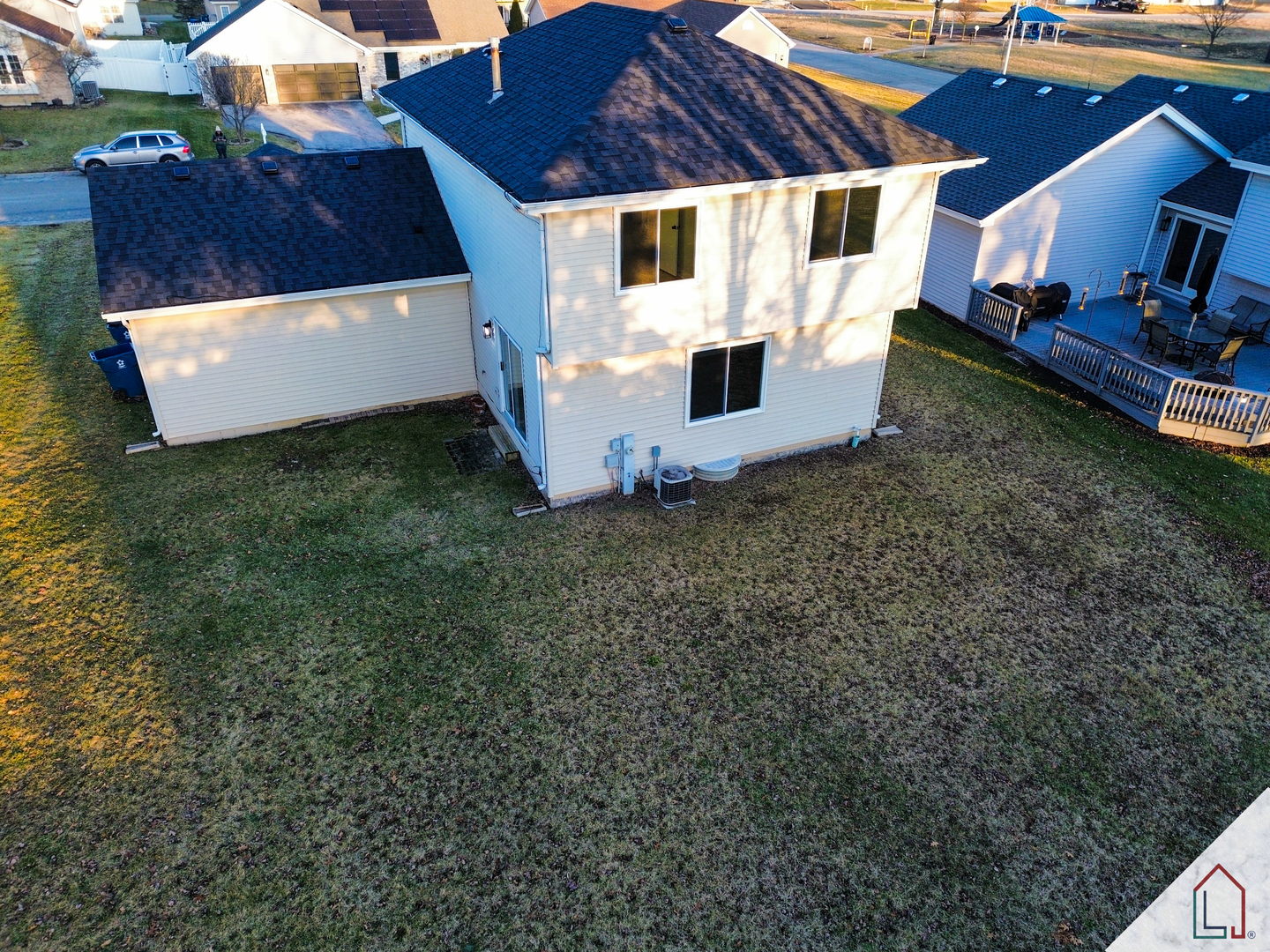 864 Berkshire Place Crete, IL 60417 - Photo 19 of 23 an aerial view of house with yard