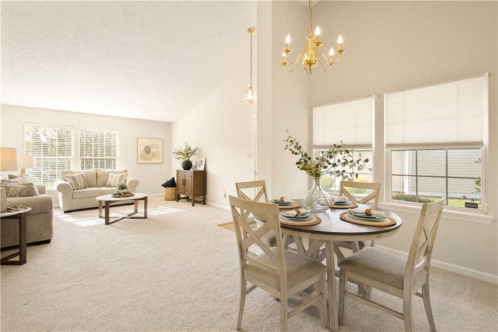 146 Sedeca Drive Canonsburg, PA 15317 - Photo 16 of 41 a dining room with furniture a chandelier and window