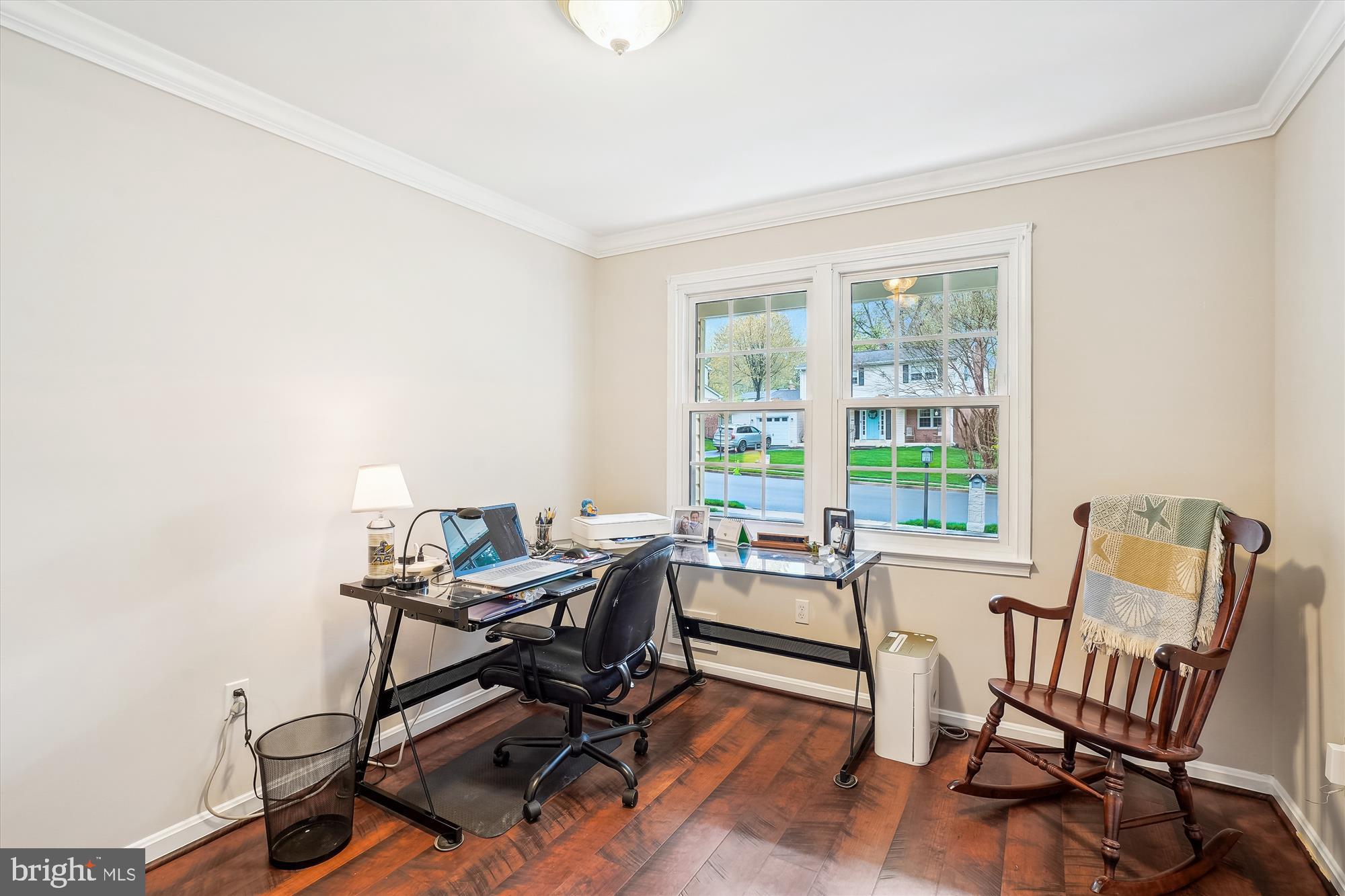 6957 Conservation Drive Springfield, VA 22153 - Photo 25 of 64 a work room with furniture and wooden floor