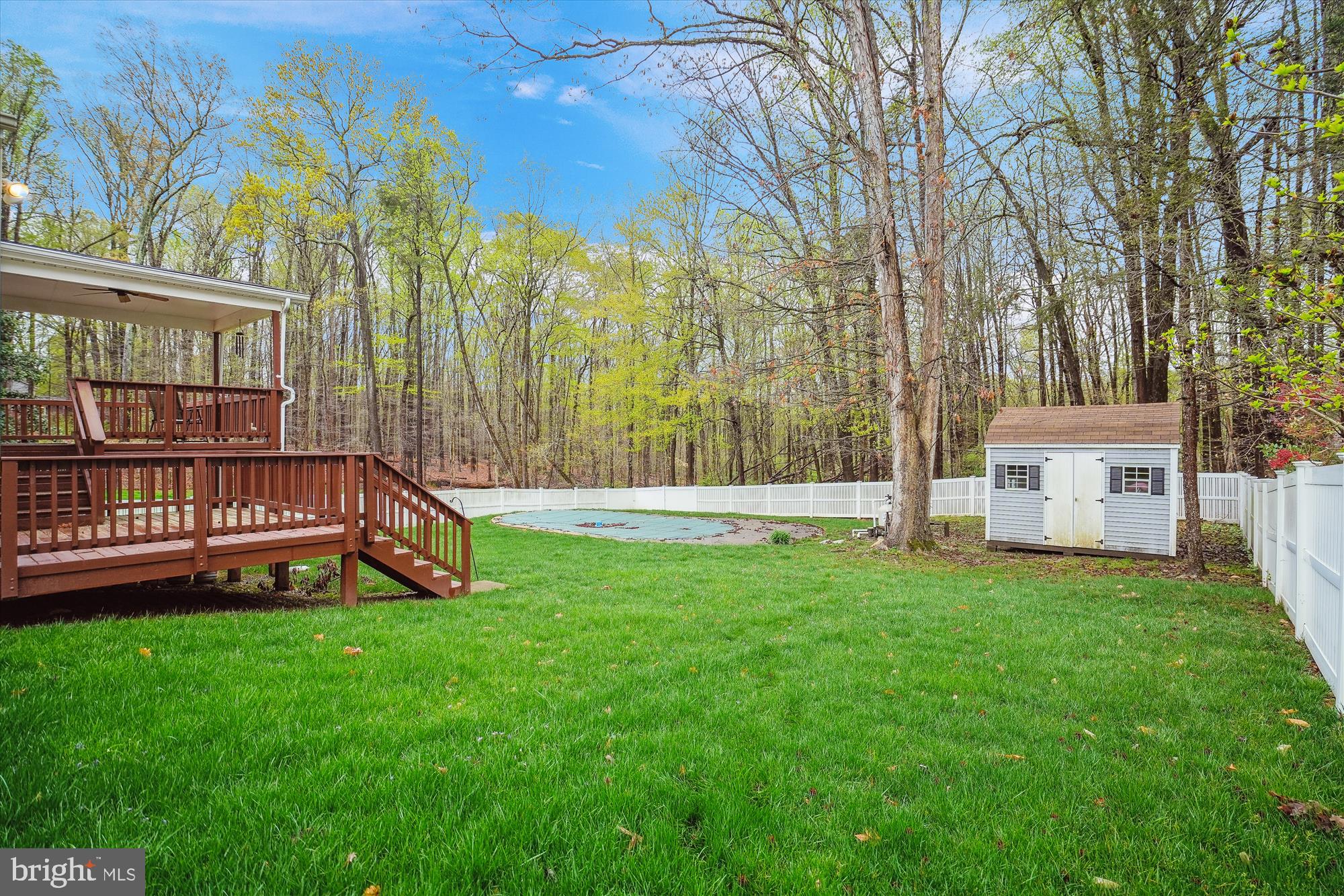 6957 Conservation Drive Springfield, VA 22153 - Photo 62 of 64 a view of a house with backyard and a tree