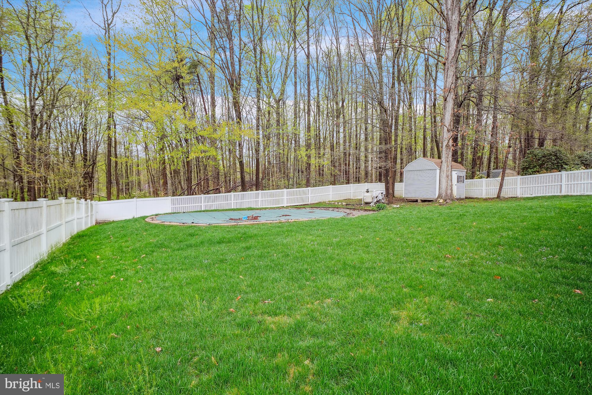 6957 Conservation Drive Springfield, VA 22153 - Photo 63 of 64 Fully fenced backyard view of yard and pool