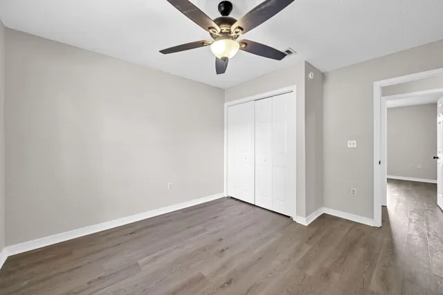 a view of an entryway with a garden