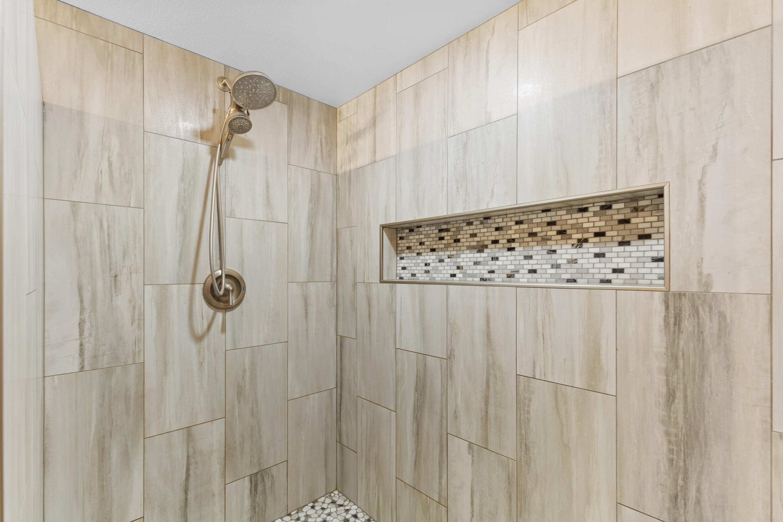 575 Kenmar Road Brookfield, WI 53005 - Photo 27 of 38 Tiled Lower Level Shower
