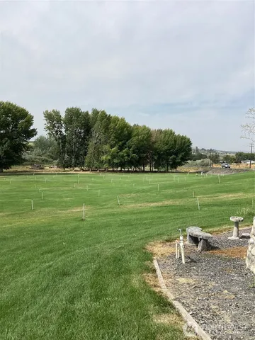 a view of a porch with a yard