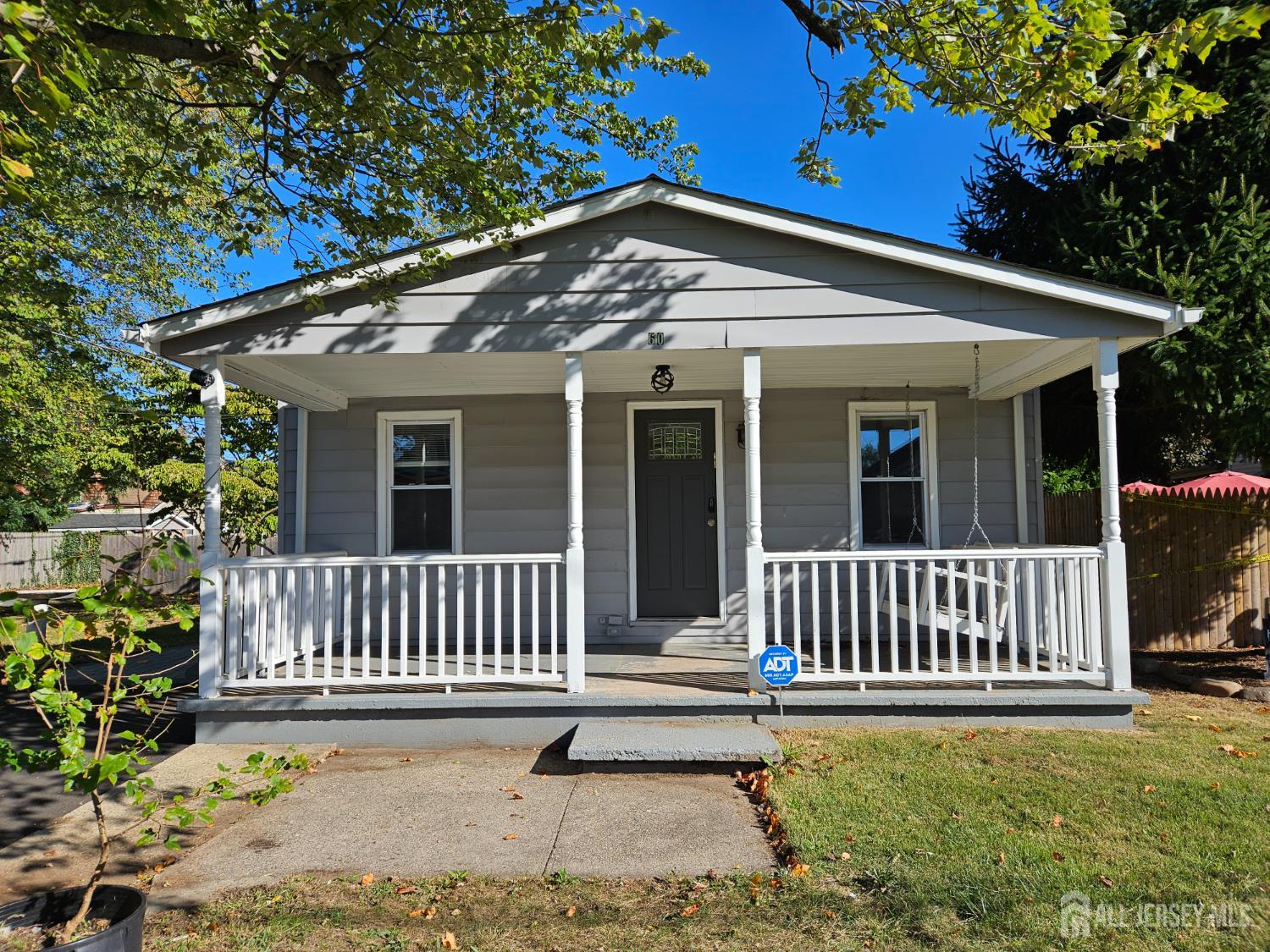 a view of a house with a deck