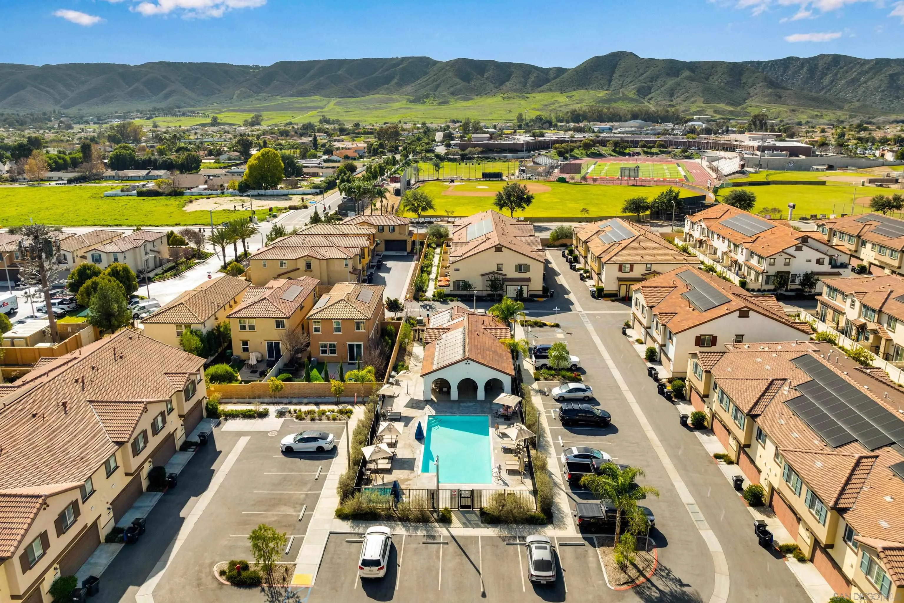 41984 Retsina Street, Unit 705 Murrieta, CA 92562 - Photo 33 of 39 a view of a city with ocean