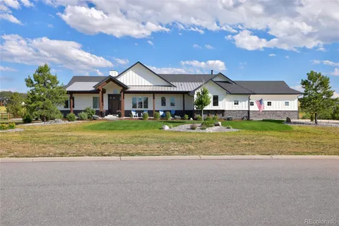 a view of house with outdoor space and swimming pool