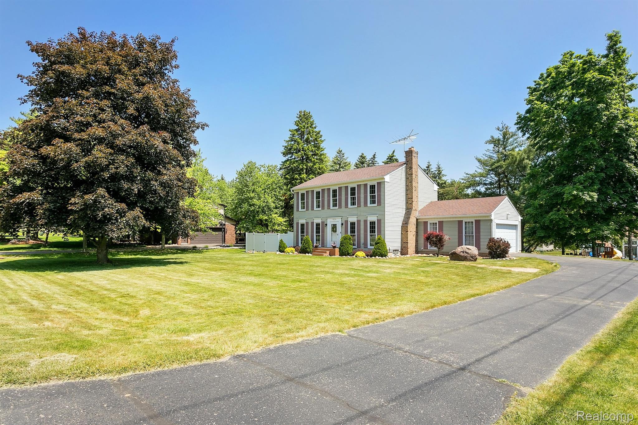 Plenty of driveway parking for guests
