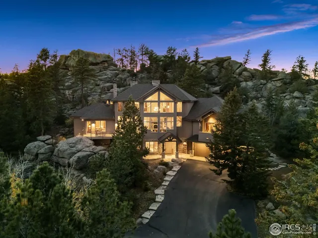 a view of a city with sunset view