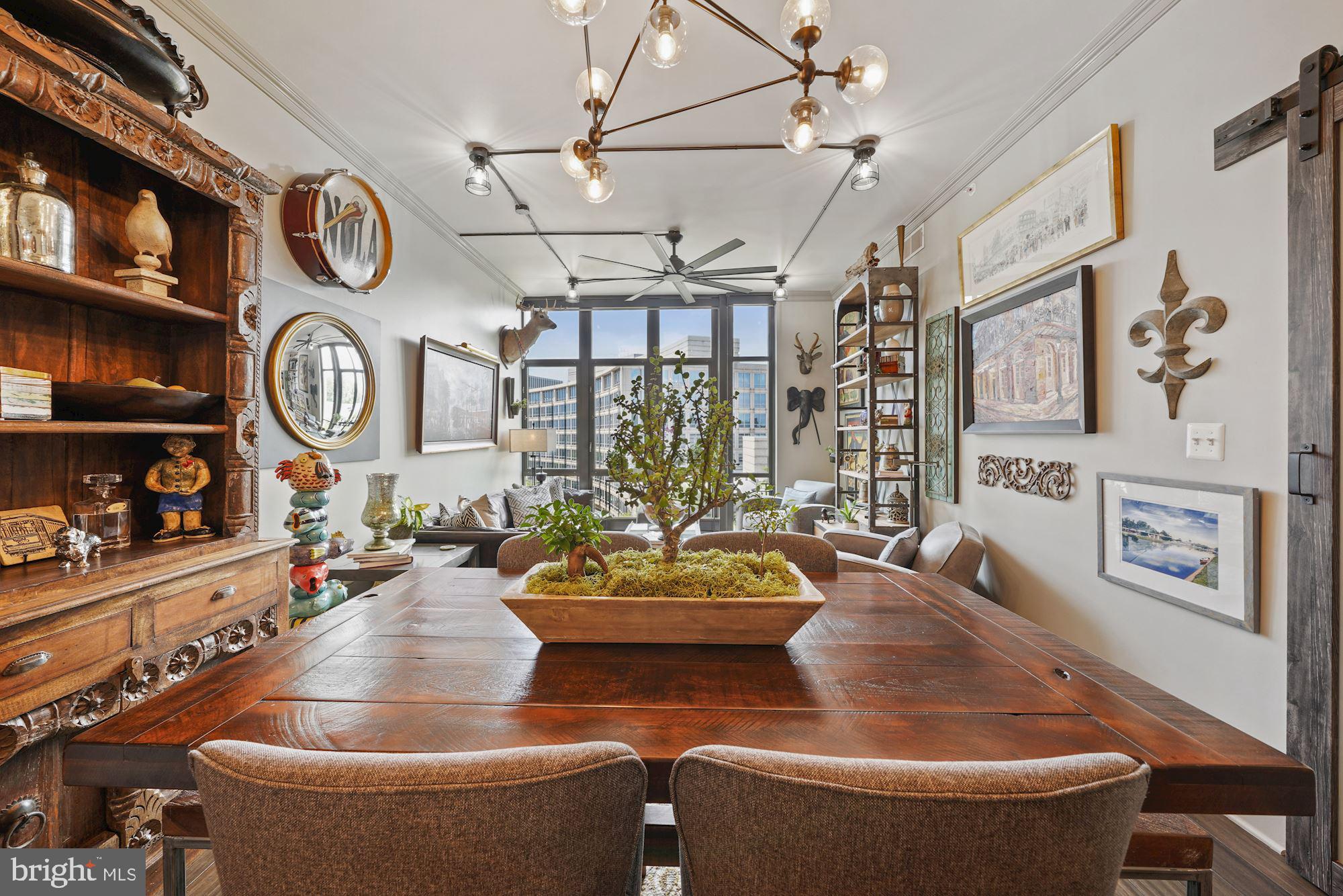 4301 Military Road Northwest, Unit 611 Washington, DC 20015 - Photo 13 of 45 Dining Room looking into Living Room