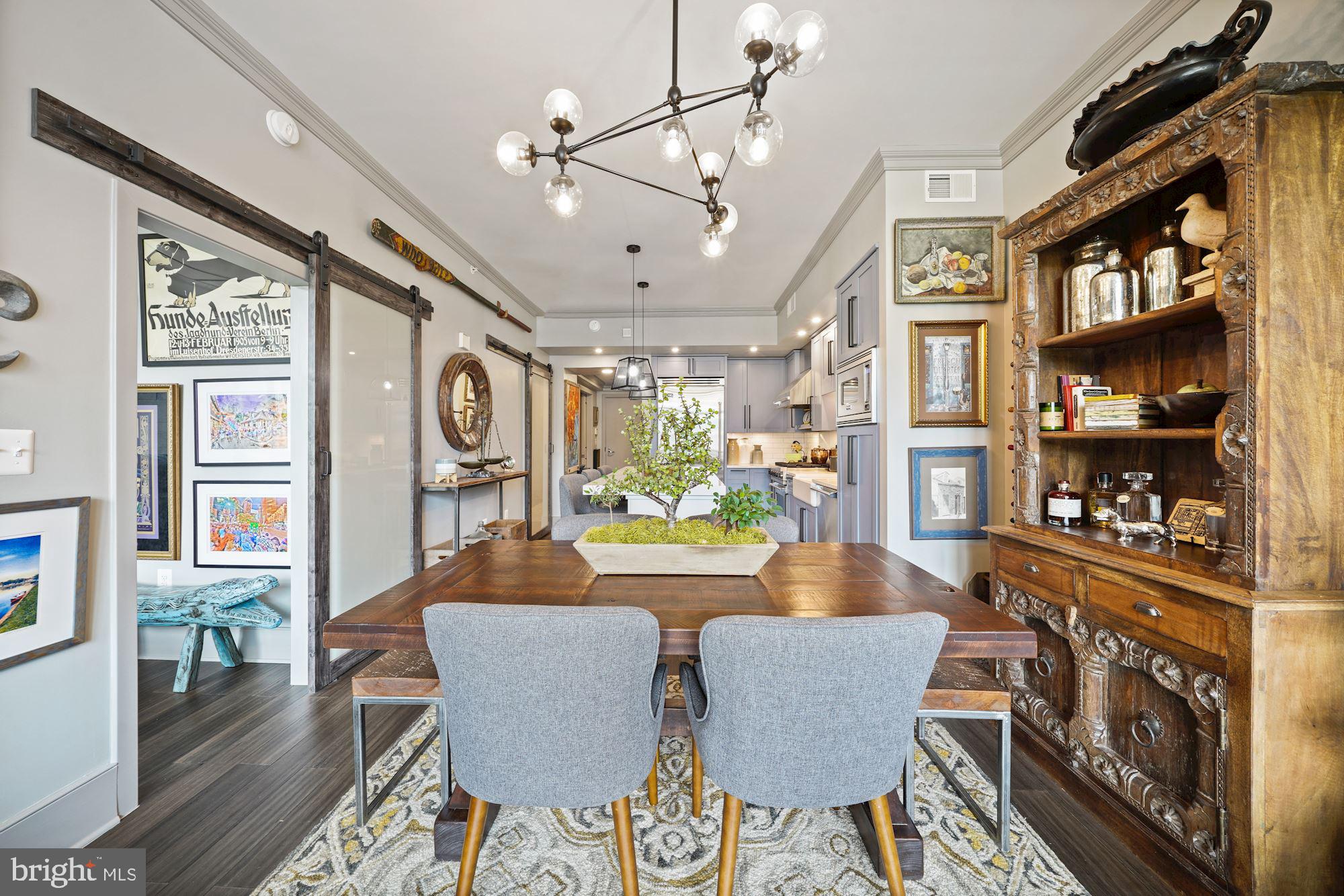 4301 Military Road Northwest, Unit 611 Washington, DC 20015 - Photo 15 of 45 Dining Room looking into Living Room