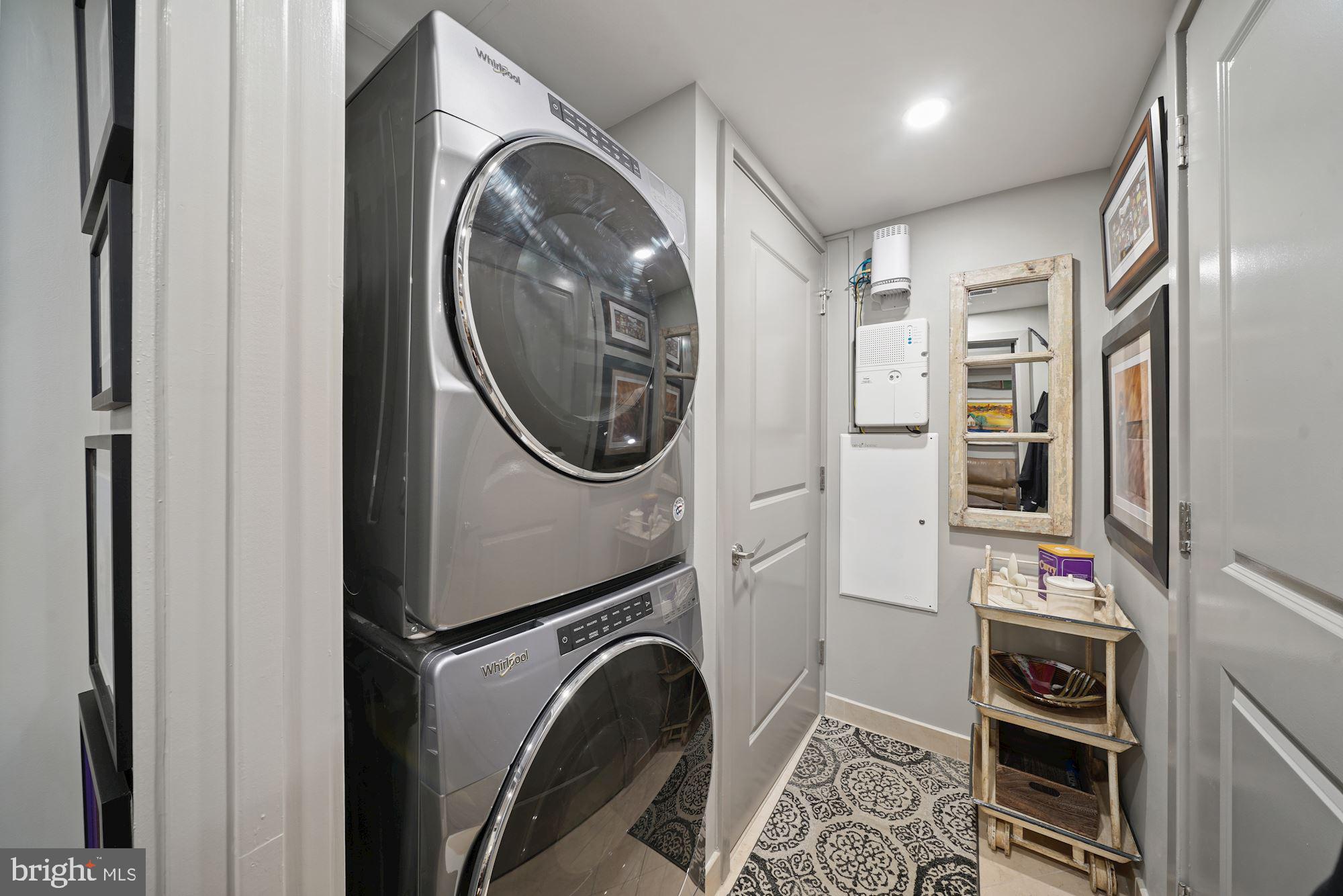 4301 Military Road Northwest, Unit 611 Washington, DC 20015 - Photo 33 of 45 In Unit Front Load Washer and Dryer