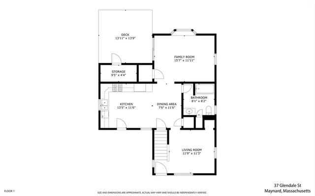 $539,900 | 37 Glendale Street, Maynard, MA 01754
