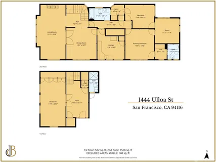 $1,680,000 | 1444 Ulloa Street, San Francisco, CA 94116