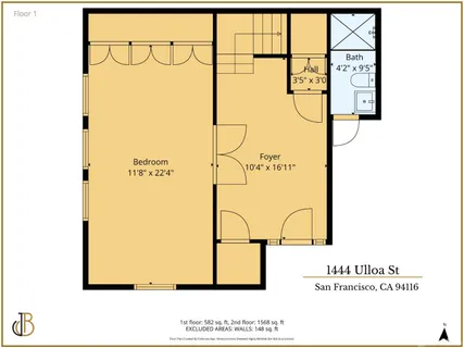 $1,680,000 | 1444 Ulloa Street, San Francisco, CA 94116