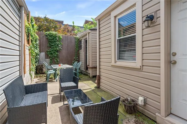 a view of balcony and patio