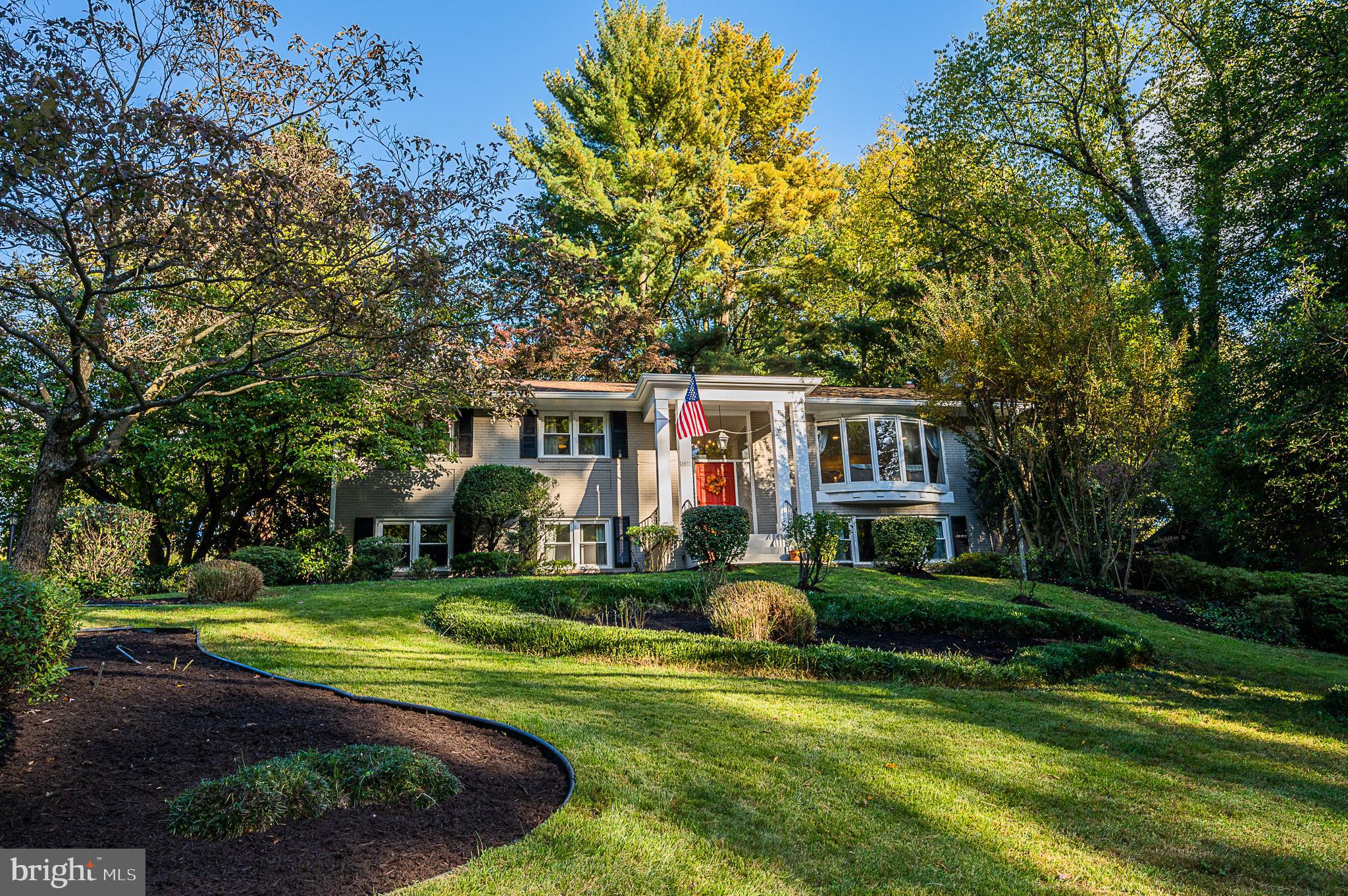3675 Military Road Arlington, VA 22207 - Photo 1 of 40 Lush Landscape at Remodeled River Crest Home