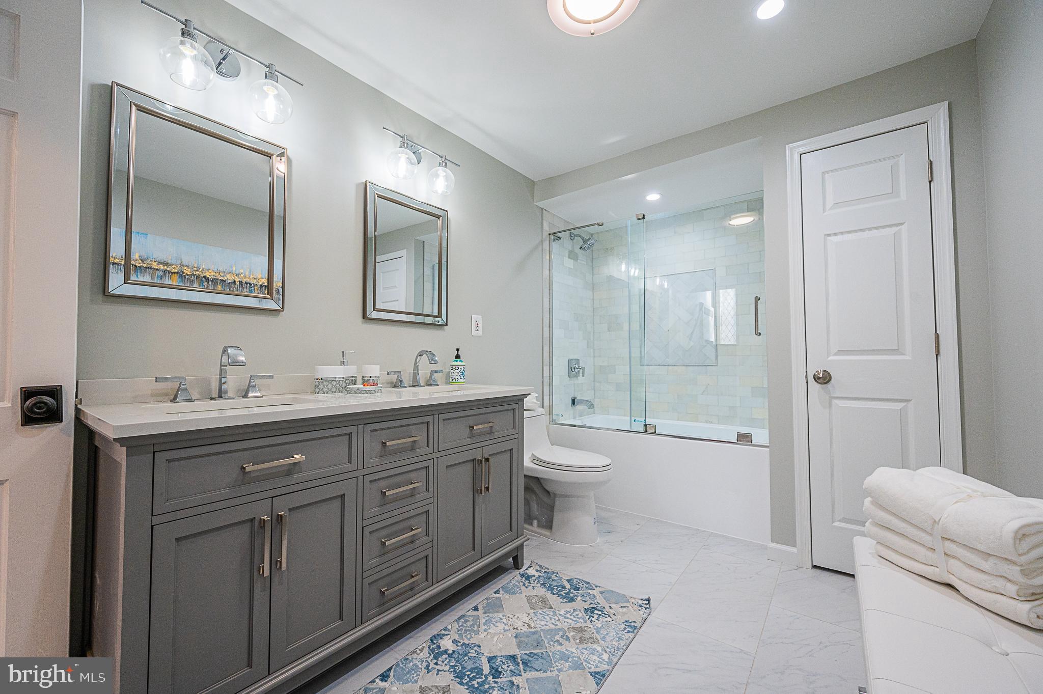 3675 Military Road Arlington, VA 22207 - Photo 30 of 40 Remodeled w/ Double Vanities & Quartz Counters