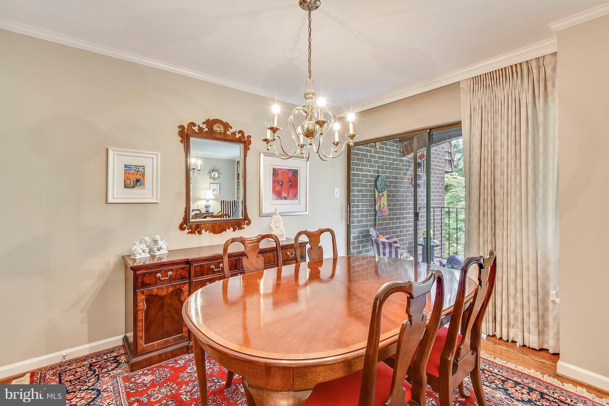 8113 Inverness Ridge Road Potomac, MD 20854 - Photo 5 of 30 Dining Room Opening to Family Room