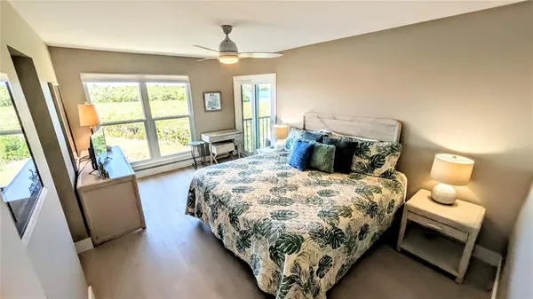 a living room with a couch and a table