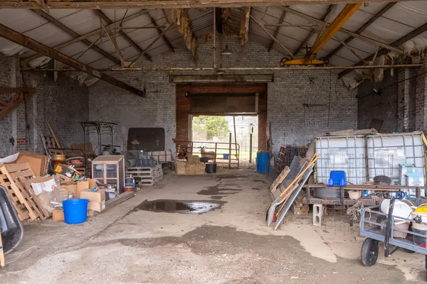 a view of storage and utility room
