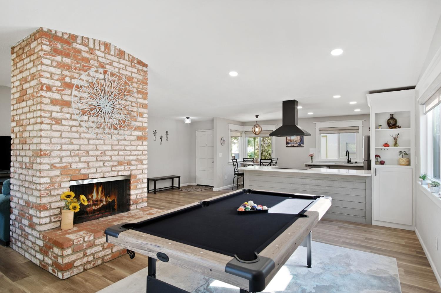 3161 Bridgeport Court Turlock, CA 95382 - Photo 3 of 31 a living room with furniture and a fireplace
