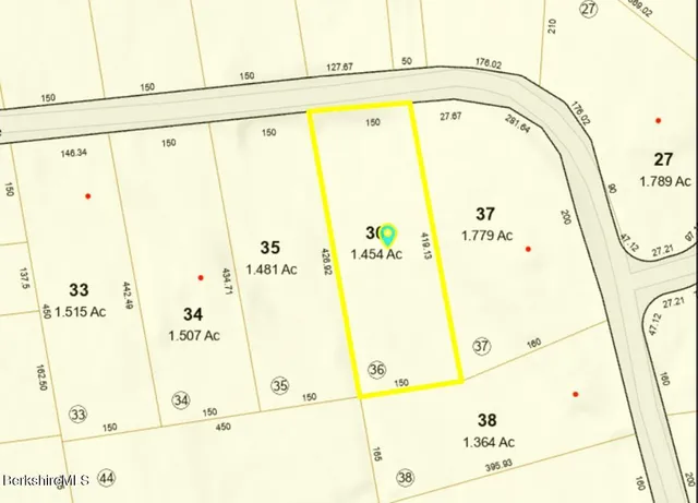 $109,950 | 0 Bunce Road South, Ashley Falls, MA 01222